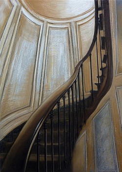 ESCALIER-50x70cm-Pastel